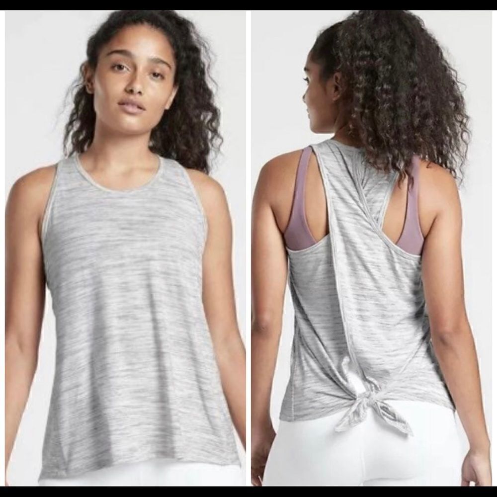 XXS Athleta Essence Spacedye Tie Back Tank